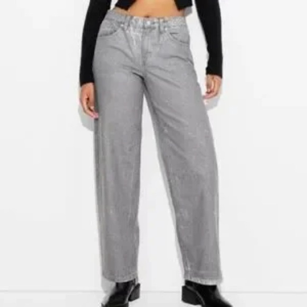Wild Fable Women's Light Gray Flare Jeans